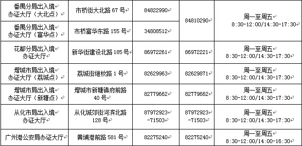 广州出入境管理局网上预约_广州出入境管理局
